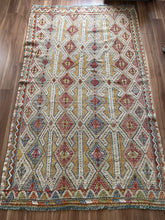 Load image into Gallery viewer, Antique Tribal Rug 4x7
