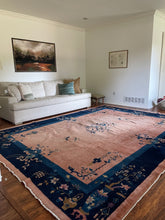 Load image into Gallery viewer, Vintage Chinese Handmade Peking Rug 9’x12’