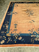 Load image into Gallery viewer, Vintage Chinese Handmade Peking Rug 9’x12’