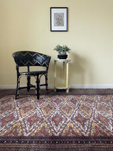 Load image into Gallery viewer, Vintage Neutral Afghan Rug 5.8x8.3