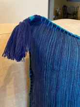 Load image into Gallery viewer, Blue City Cactus Silk Cushion Cover (Med)