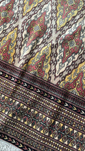 Load image into Gallery viewer, Vintage Neutral Afghan Rug 5.8x8.3